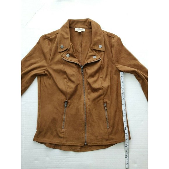 Style & Co Womens Moto Jacket Petite Small PS - Picture 9 of 12